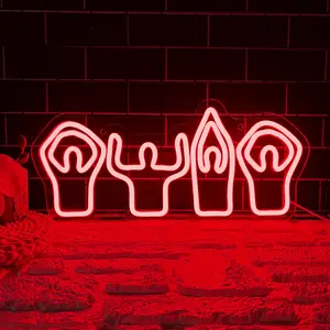Ohio State Football Team Silhouette Home Decor Neon Sign，Suitable for college dormitories, bedrooms, gifts for fans