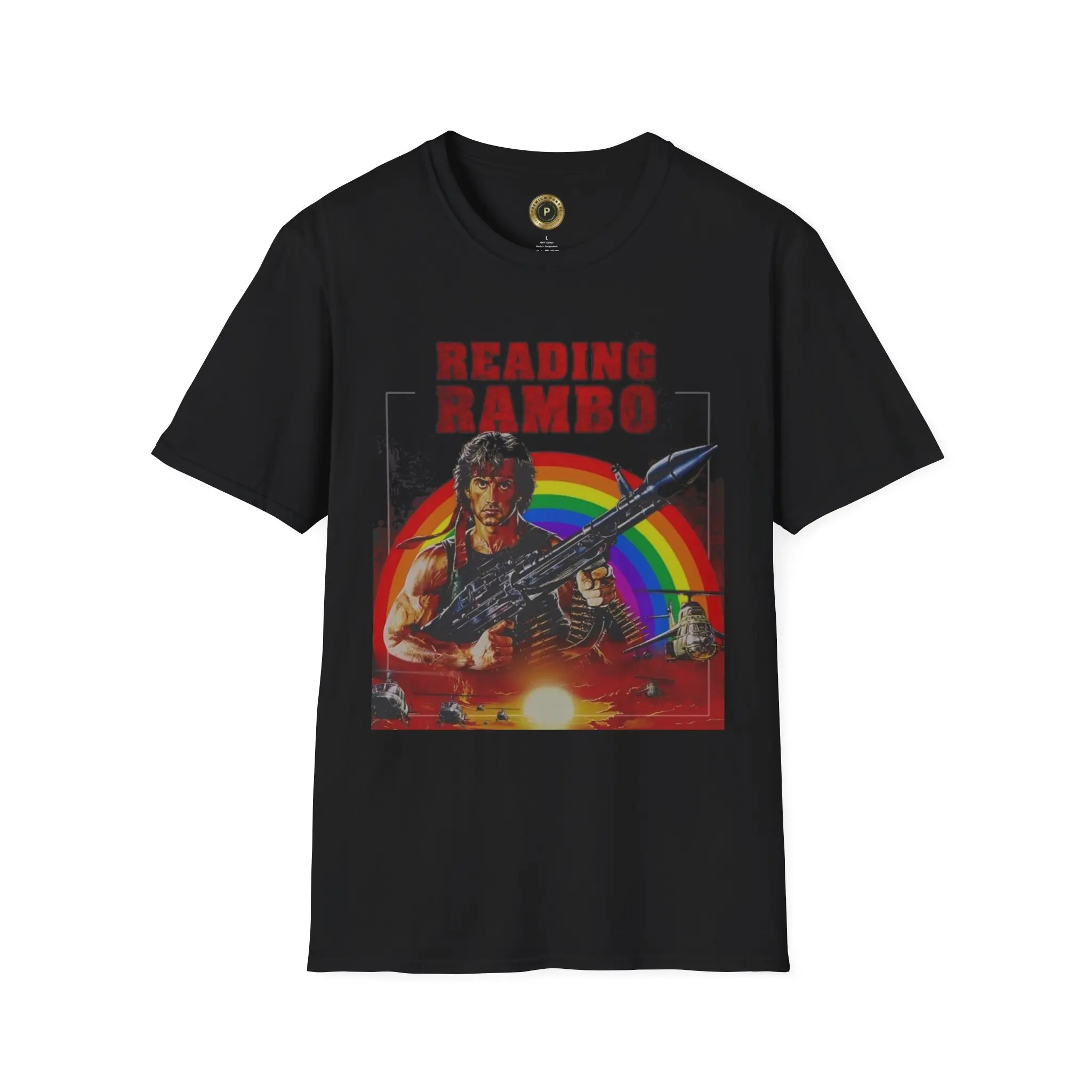 Reading Rambo - Unisex Softstyle T-Shirt