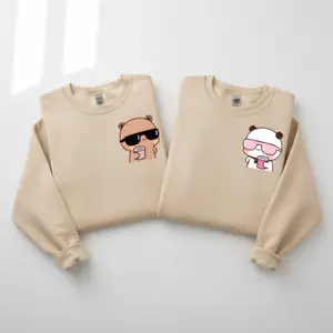 Bubu & Dudu Cool Vibe Couple Sweatshirts, Gangnam Style Matching Shirt, Cool Gift For HER HIM, Couple Shirt