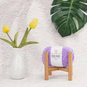 BATELO Feel Soft 1.7oz x 4 Pack Thin Chenille Yarn 142yds Each Soft Plush Polyester for Crocheting Knitting Amigurumi Home Decor Mandala Gnome Yarn Pack with Pattern Cards Black Crochet Fashion Thread