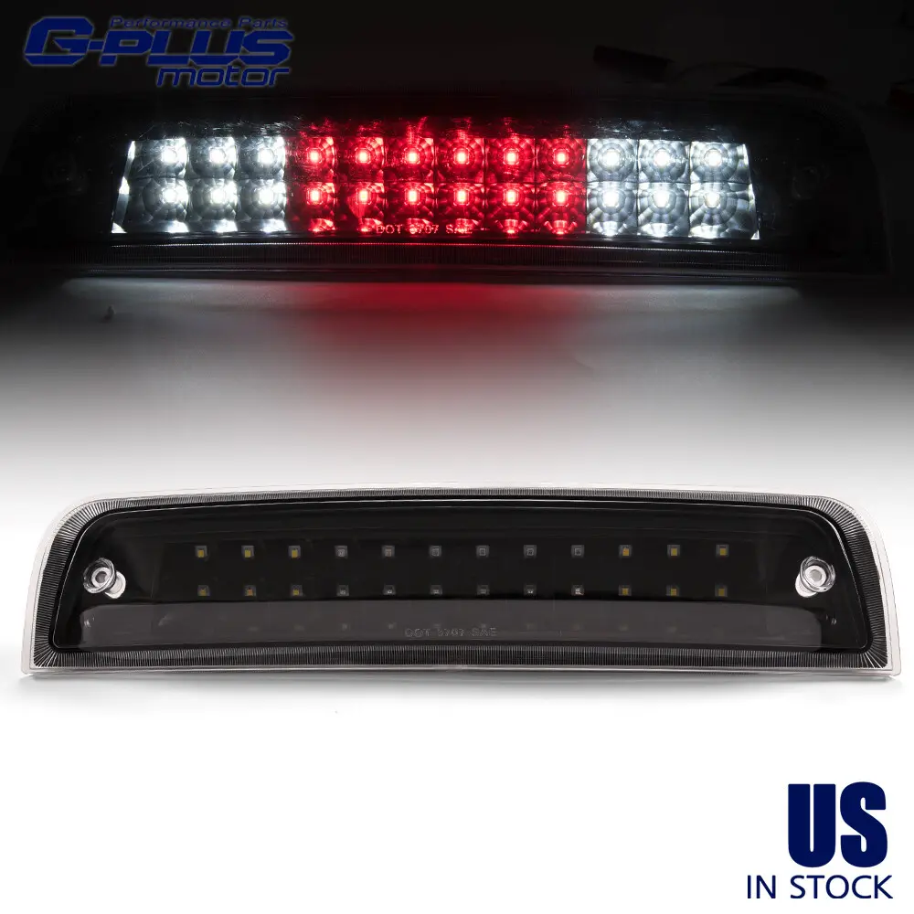 G-PLUS Third Brake Light LED 3RD Third Brake Tail Light Black Fit For 2009-2018 Dodge Ram 1500 2500 3500 Third Brake Light