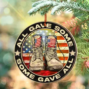 Veteran Decor - Military & Army Christmas Ornaments - 2025 Veteran Decorations