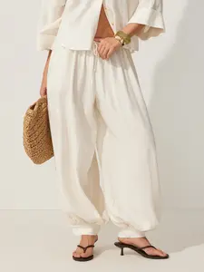 Cider Low Rise Drawstring Waist Bloomer Trousers
