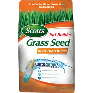 212 MAIN Scotts 18354 3 lbs. Turf Builder Grass Seed, High Traffic Mix Garden Grass Seed for Home Improvement Garden Supplies