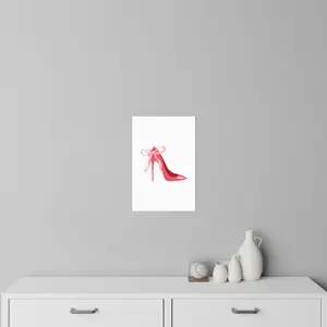 Coquette High Heel Dorm Poster Wall Decals Decor Decorative Stickers Removable Room Vinyl Decoration Tiles Sticker