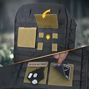 Molle Patch Panel, Tactical Molle Multi Functional Backpack Seal Base Convenient Outdoor Name Sticker Felt Molle Patch Board with Additions Base Morale Seal Base Tactical Vest Functional Base Tactical Backpack Additions