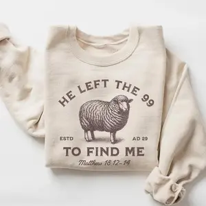 Jesus Leaves The 99 To Find Me Matthew Bible Verse Sweatshirt/Tshirt, The Lord Is My Shepherd Christian Shirt