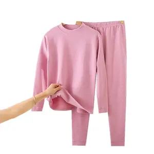 Pure Cotton Thermal Underwear Set for Women Slim Fit Thickened Round Neck Gift Box Sweater