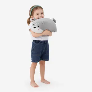 MINISO Cute Dog Design Stuffed Toy, Long Dog Body Pillow, Soft & Durable Throw Pillow, Lovely Home Decoration Gift for Dog Lovers, Cuddly Stuffed Animal, Stuffed Animal Gifts