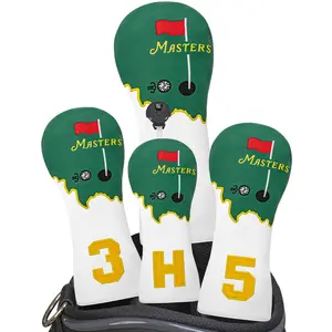 Golf Club Head Covers for Drivers, Fairways & Hybrids, Durable Protection for Men & Women, Essential Golf Accessories for Outdoor Play