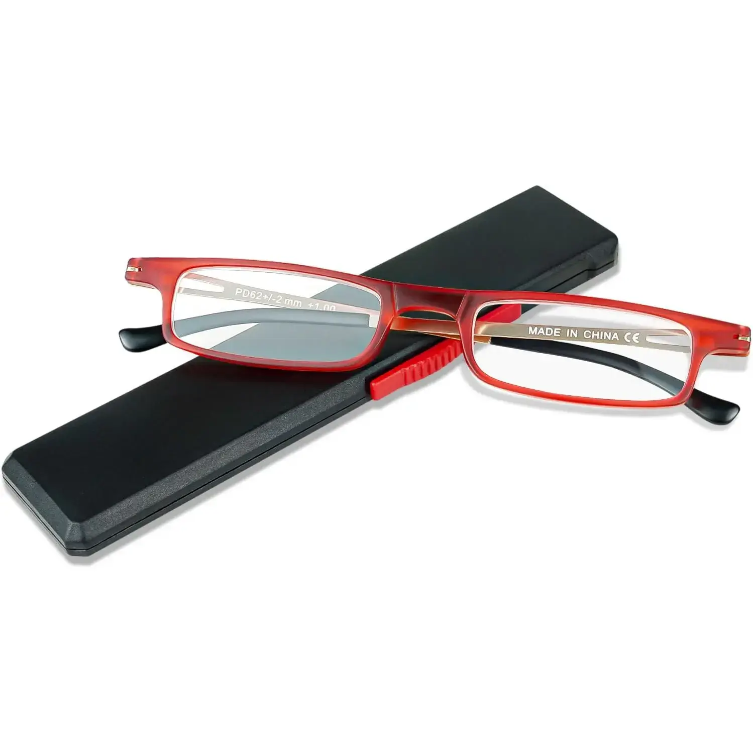 2 Pack Makeup Reading Glasses for Women Magnifying Flip Down Cosmetic Readers with Spring Hinge