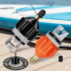 Universal Pump Valve Adapter: quick Connect for SUp, Inflatable Boats, Kayaks & Air Beds. High Pressure Valve Connector, Durable portable Tool for Outdoor Water Sports & Repair Accessories.