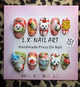 L.X. Nail Art Cu - Handmade Press On Nail, Manicure, Cuticles - Cutics