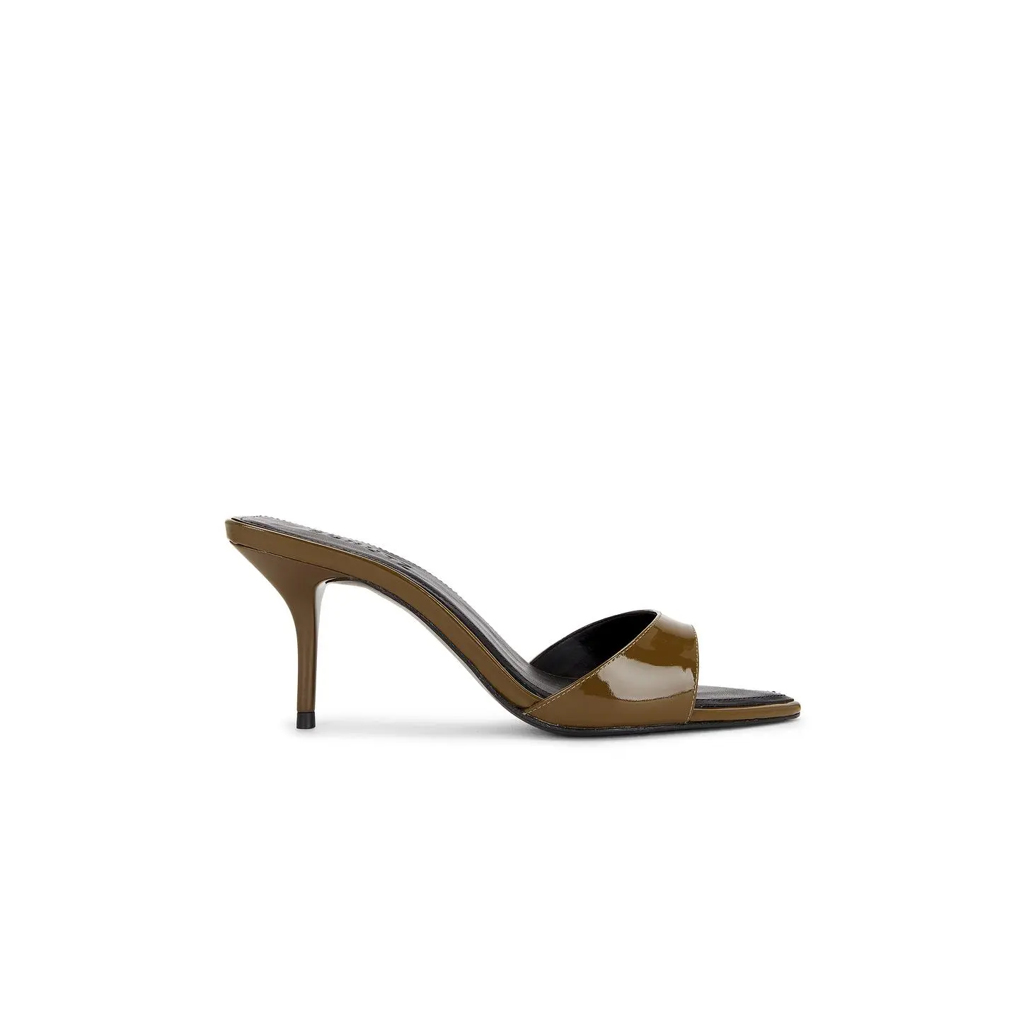 Schutz Elodie Mule in Dried Olive