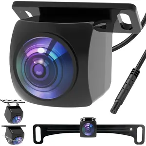 AHD 1080P Backup Camera for ,170  Wide Angle Rearview Reversing License Plate IP69K  Camera,Clear Night Vision Reverse Rear View Camera for   SUV RV