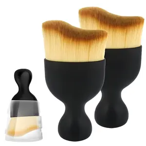 2 PCS Car Interior Cleaning Brush with Cover, Gentle Soft Bristle Cleaning Brush Car Detailing Brush Dusting Brush, Durable Easy Clean Car Interior Cleaning Tool, Auto Detail Brush Car Dash Duster Brush, Car Accessories