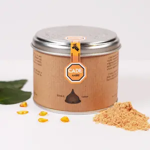SENTJO Premium 100% Natural Handmade Cade Incense Powder, Sustainably Harvested, Made in France 3.2oz, Wood Powder Smudging, Aromatherapy, Organic Incense, (Amber)