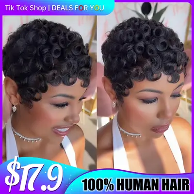Wavy Perm C Curl Short Hair Quick Easy Hairstyle For Short Curly
