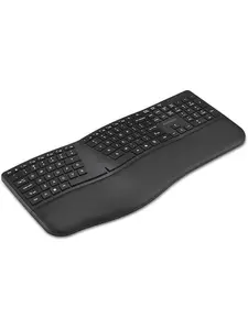 Kensington K72485NA Pro Fit Ergo KB680 EQ Wireless Keyboard - Bluetooth & 2.4GHz Connection - Rechargeable - Ergonomic Design, Split-Keyboard