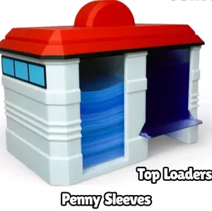 V2 Card Sleeve Dispenser with Roof Top New and Improved Box Design for Storage Card Sleeves Fun Convenient Organizer