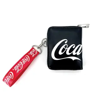 Coca-Cola Logo Wallet with Red Strap