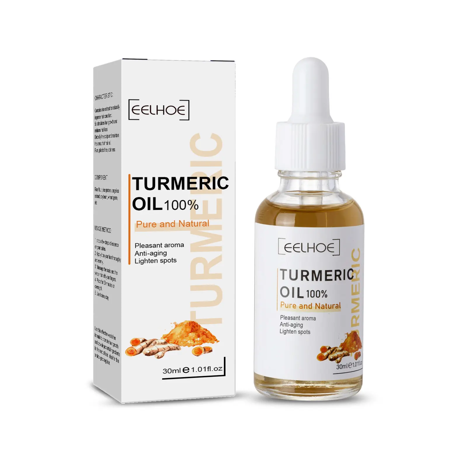 EELHOE Turmeric Serum Olive Oil, Turmeric Extract  Moisturizing, Nourishing & Complexion Facial Care Serum l'oreal  glycolic