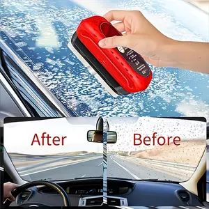 Car Oil Film Cleaning Brush, Upgraded Anti-Fog Rain Glass Cleaner, Reusable Car Window Windshield Oil Film Remover, Easy to Use