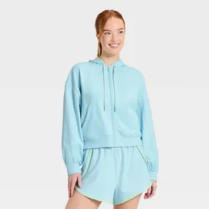 Women's French Terry Full Zip Sweatshirt - All In Motion