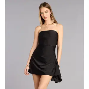 Flirty Fave Strapless A-Line Mini Dress