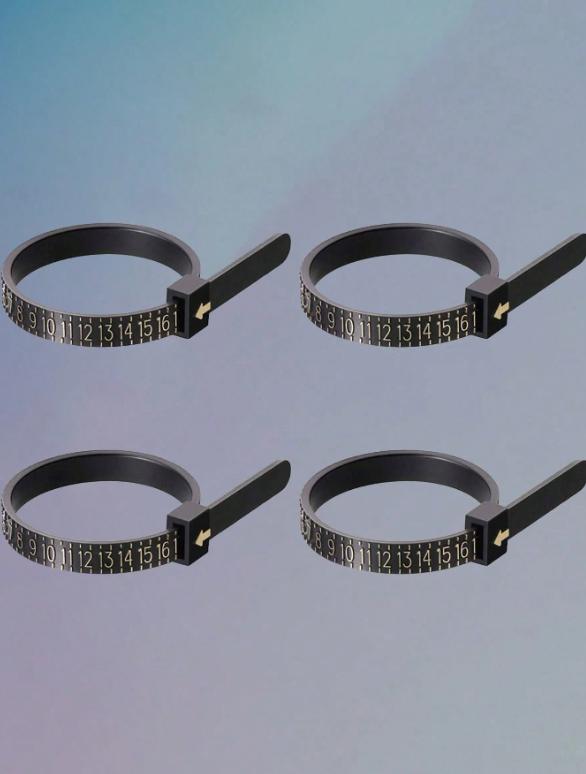 1pc Ring Sizer Tool - Soft  Tape Measure Adjustable Jewelry Measuring Tape For Accurate Ring Size Measurement At Home (Perfect For Engagement Rings & Wedding Bands),Valentine's Day,Travel,Travel Essential,Room Decor,Valentine's Gift