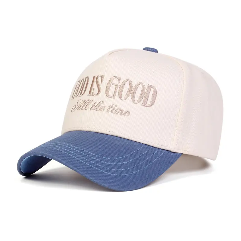 Unisex God Is Good Five-Panel Classic Baseball Cap, Adjustable Outdoor Sun Protection Hat, Casual Headwear for Travel Beach Vacation, Premium Quality Cap, High Quality Hat #GLOBAL PICKS