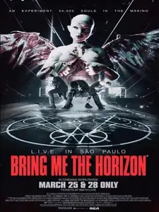 Bring Me The Horizon Live In Sao Paulo Wall Art Poster Unframed HD Print Home Office Decor Unique Trendy Gift, Perfect Gift