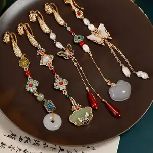 New Chinese Style Pendant for Hanfu & Qipao Hair Accessories Versatile Keychain March Release Traditional Charm