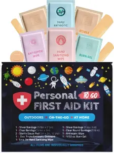 Portable Travel Size First Aid Kit (Space)