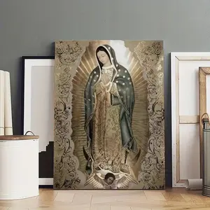 Virgin Mary Wall Decor Art Decoration Print , Waterproof Canvas Poster, Artistic Poster for Bathroom, Bedroom, Kitchen and Living Room, and A Perfect Gift for Home