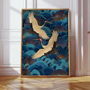 Unique Art Style Poster, High-Quality Wall Hanging, Perfect for Bedroom Living Room Corridor, 1 Piece 2D Flat Design