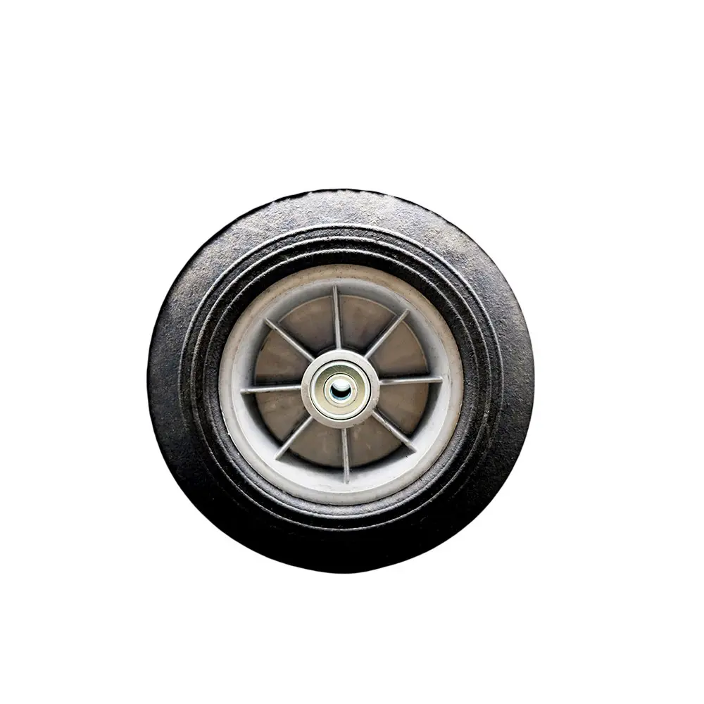 Service Caster Brand Replacement Wheel for Milwaukee Packout Cart and Rolling ToolBox/Chest Wheels-10 Inch Flat Free Pneumatic Wheel Only with a 2.25" Offset Hub and Precision Ball Bearings-1/2" Bore