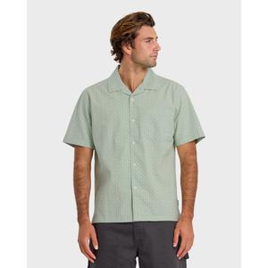Quiksilver | Horizons Casual Seersucker Short Sleeve Shirt | Men's Chest Pocket Regular Fit | Casual Streetwear
