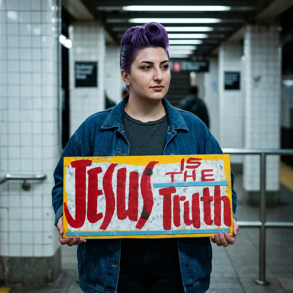 Jesus is the Truth Desk Mat | Christian Scripture Mouse Pad Desk Mat