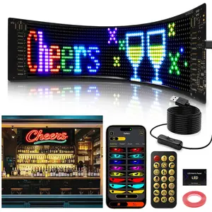 RAZEN PRO-RGB Devil Eyes LED Truck Light Bar – Bluetooth App Control， Customizable RGB， IP65 Waterproof ，Automotive Decorative Light for Night Driving & Party Use