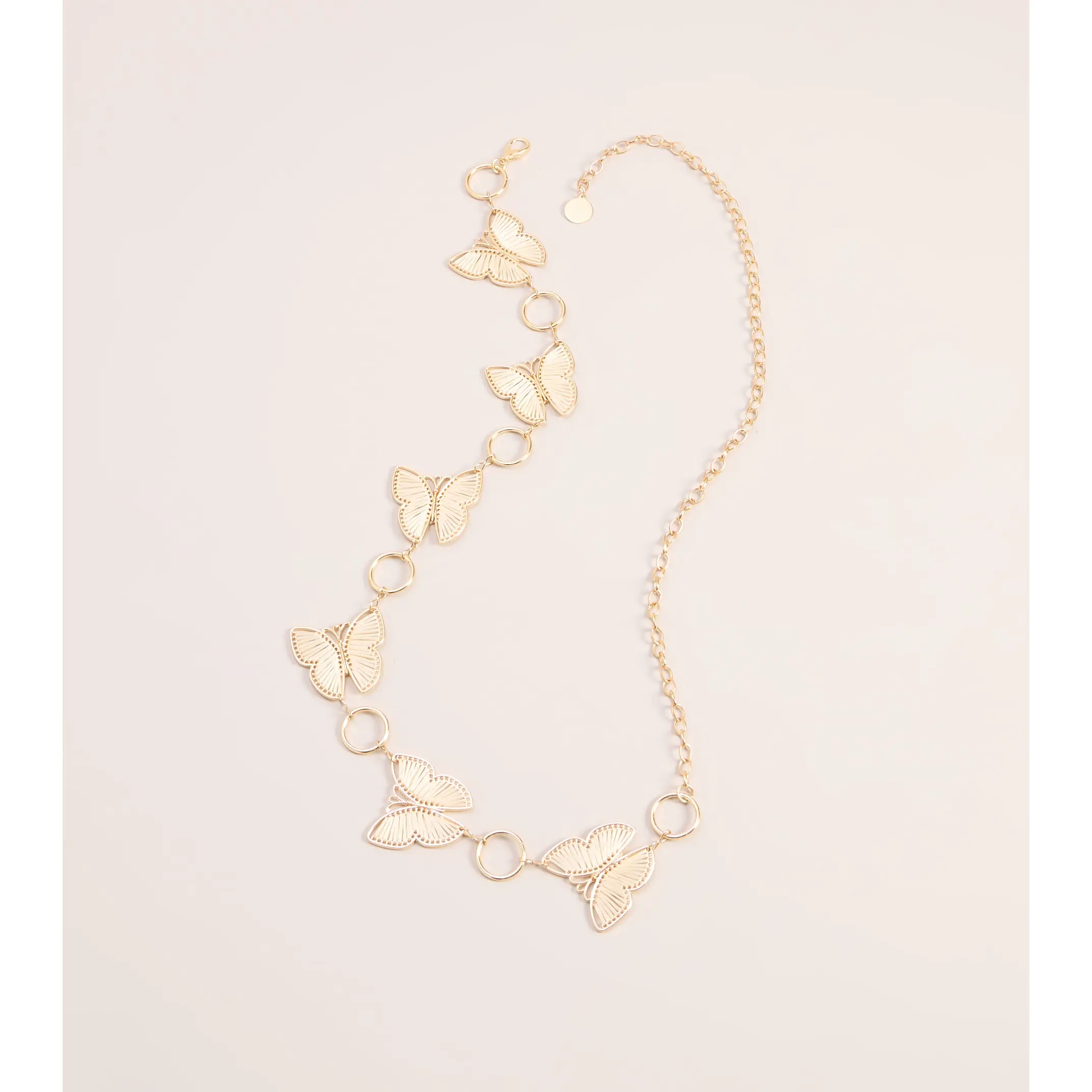 Trendy Charm Butterfly Chain-Link Belt