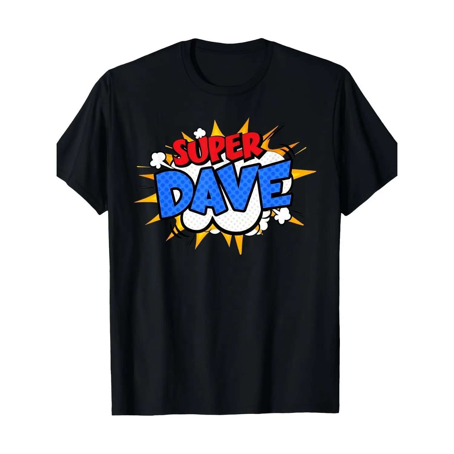 Super Dave Cartoon Graphic T Shirt 100% Crew Neck Tee Casual Loose Fit Short Sleeve Shirt for Adults All Season Knit Fabric with Digital Heat Transfer Regular Length Funny Comic Design Same Style 2026 Summer Shirt Sleeved Printed T Shirt 180G