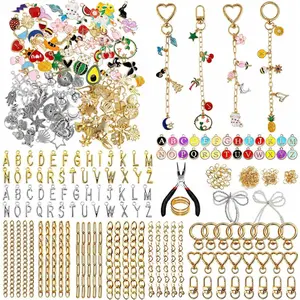 544 count Lip Gloss  Making Kit, DIY Bag Charm Kit with 198 Charms, Jump Rings, Clips, Chains, Pliers &  Bags, Beginner Friendly  Craft Kit