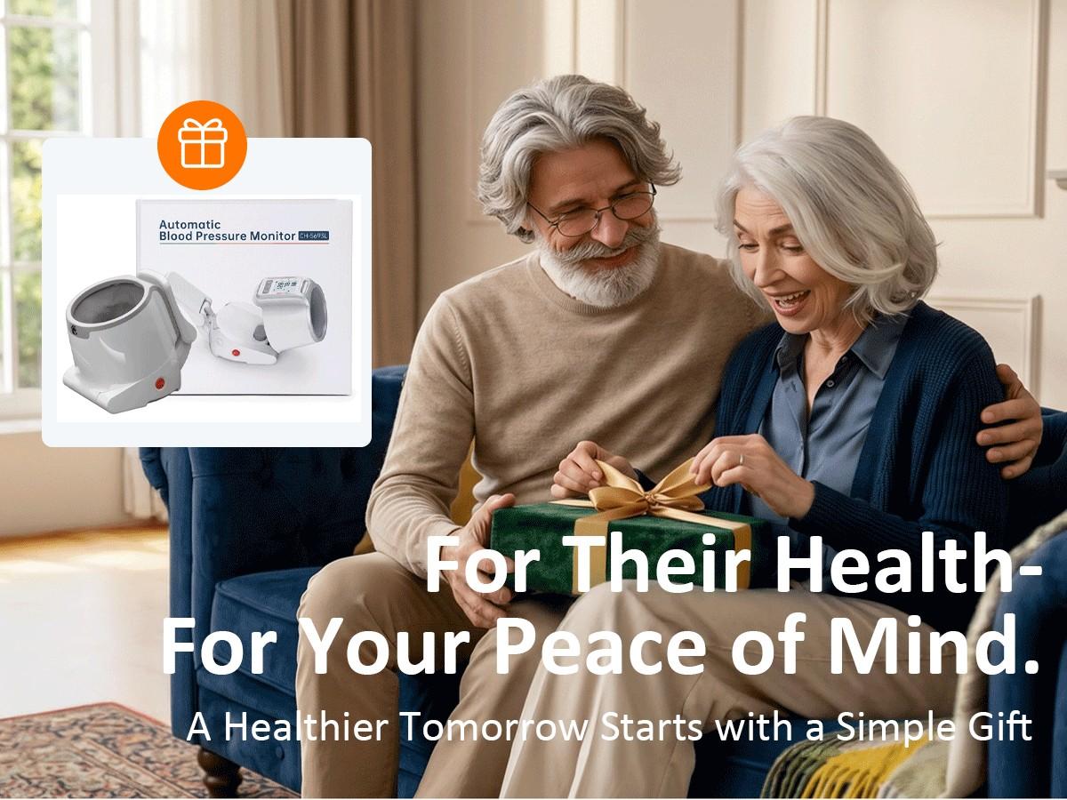 Upper Arm Blood Pressure Monitor for Home Use, Large Backlit LCD, Automatic Cuff Expands to 7.1"-16.5", One-Touch Barrel-Type Blood Pressure Monitors, Dual User 99x2 Memory, Pearl