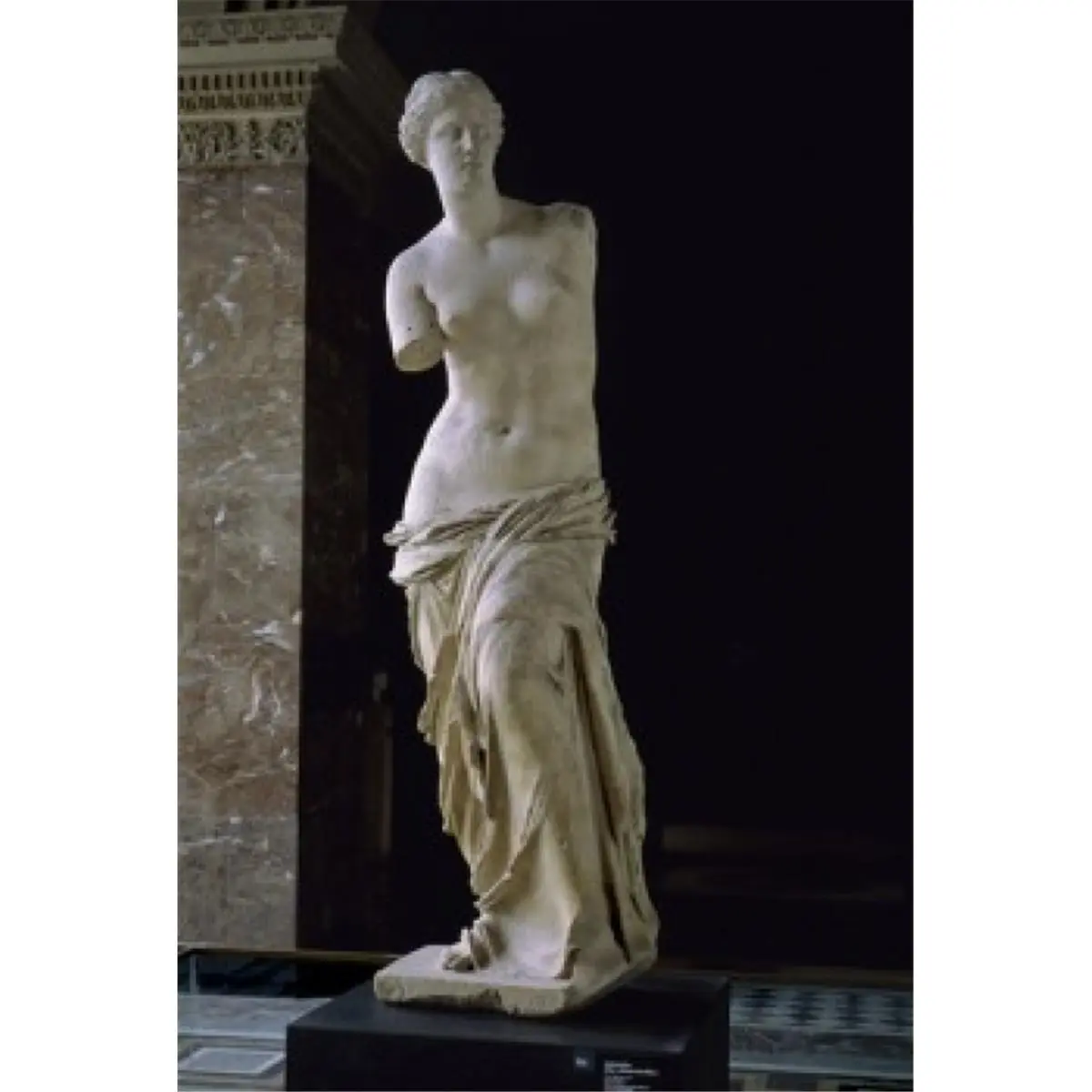 Artistic Venus de Milo Greek Figure Poster Print - Louvre Museum Paris House Decor, 24x36 in Large Home Wall Art for Home Office, Decor Inspo