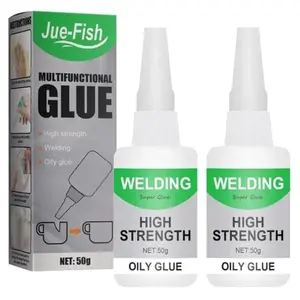 All-Purpose Superglue, Cyanoacrylate Nail Glue, High-Strength Glue, Strong & Instant Bond, Fast Dry, Repair Glue for Various Materials, Quick Dry Adhesive