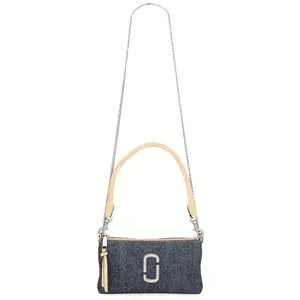 Marc Jacobs The Pochette in Dark Wash Indigo