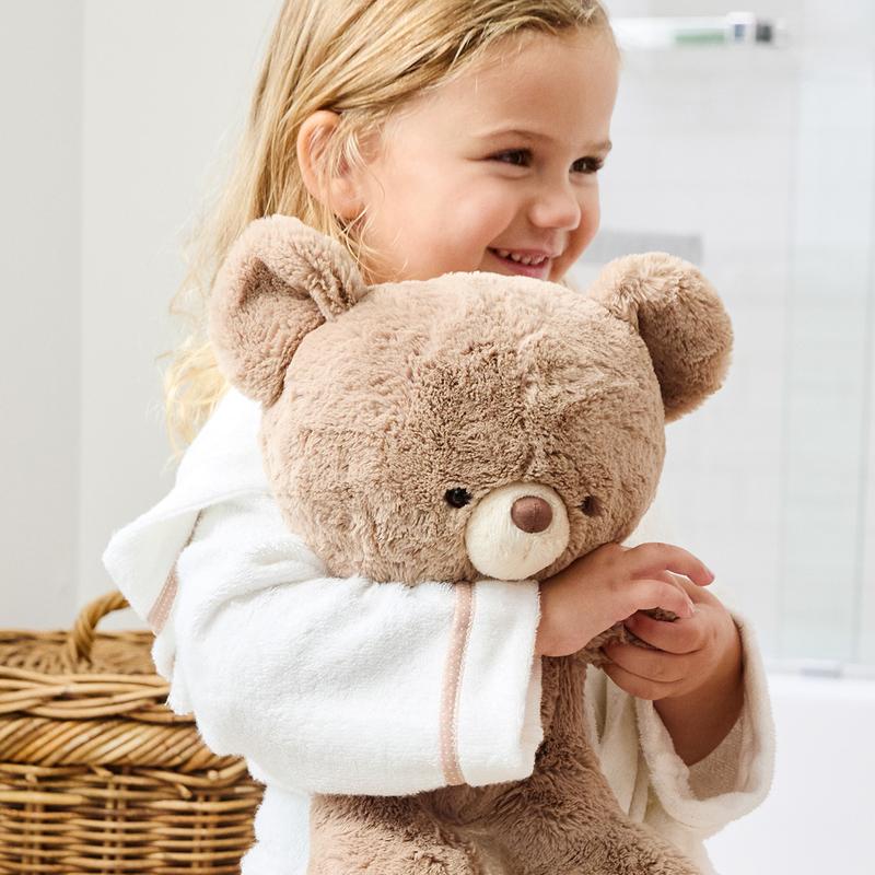 GUND Forever Friends Promise: Kai Teddy Bear Plush Toy, Premium Stuffed Animal for Ages 1 and Up, Taupe, 12”