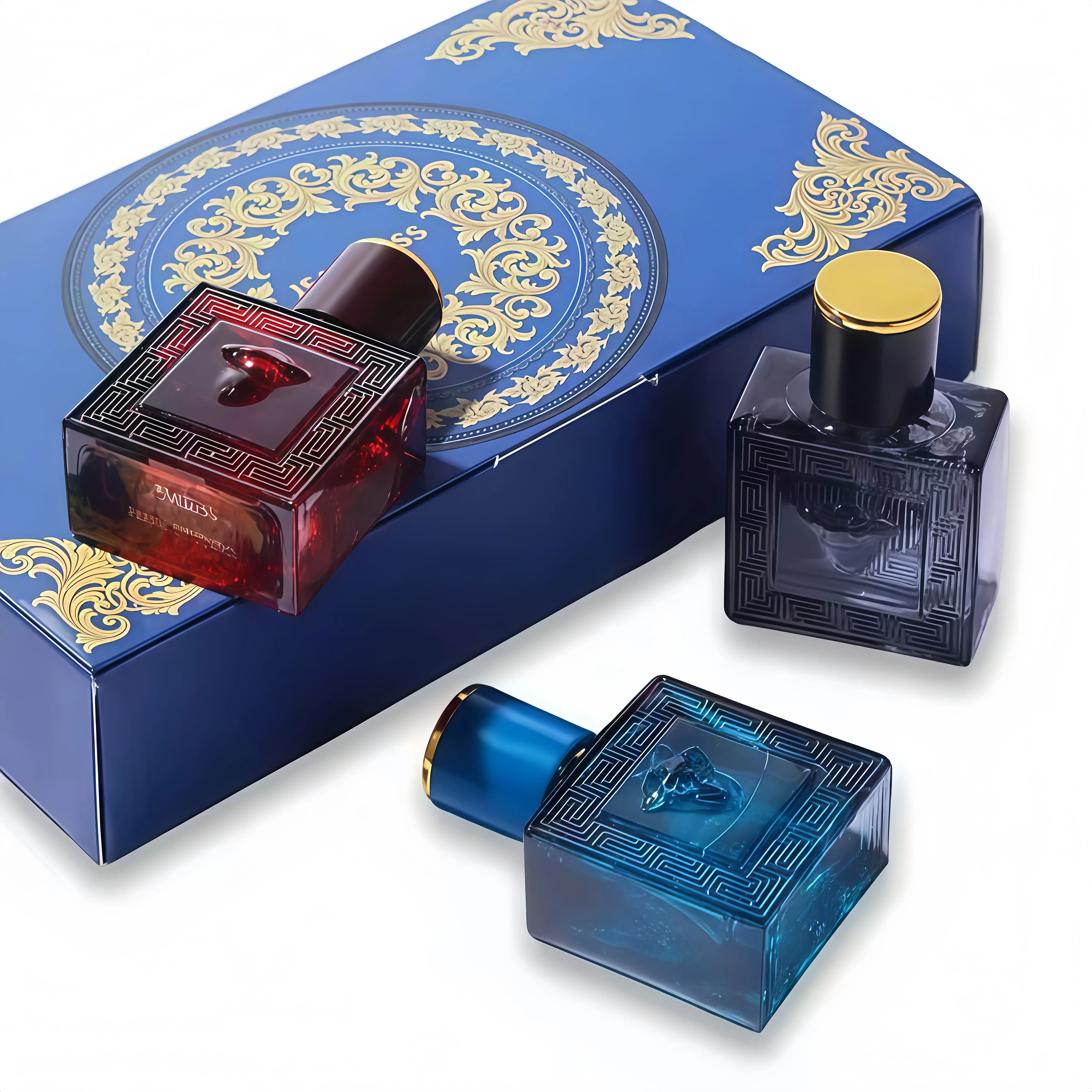 JEAN MISS 3-Piece Men's Fragrance Cift Set:Ocean Breeze,Cedarwood, Amber Eau De Toilette, 3OmlPortable Perfume Bottles for Travel Men's Perfume Set, Long-Lasting Scent FragranceSets, Suitable for Daily Use, Gift Box Included,Perfect for Dates & Gatherings