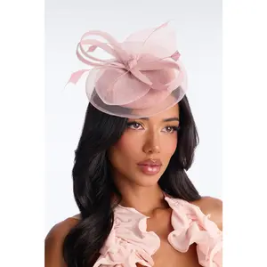 Rose Of The Run Fascinator - Pink